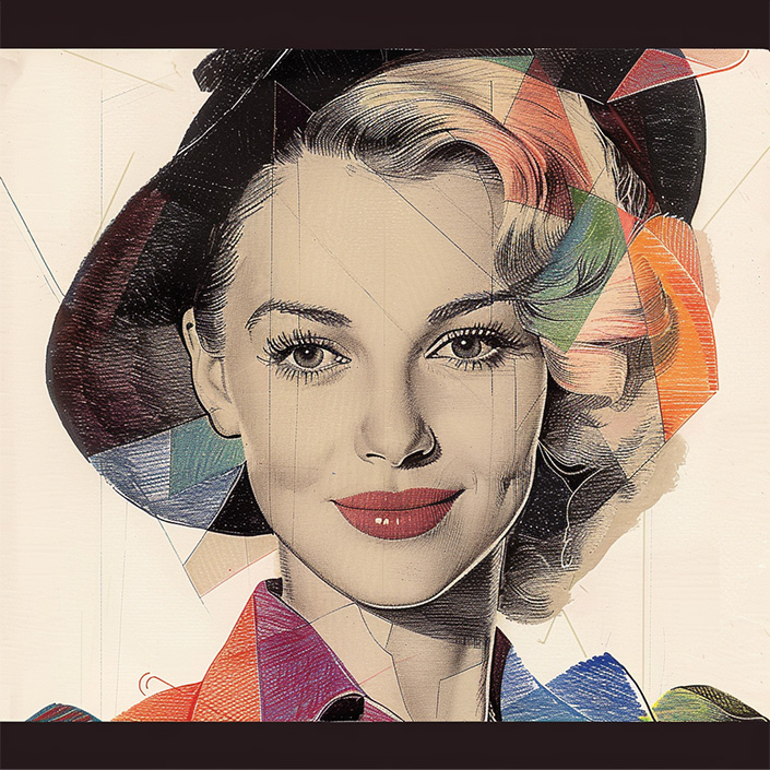 ginger rogers versione disegnaat da daniele campese